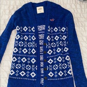 Hollister printed cardigan